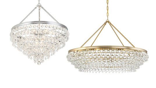 The Betony Collection brings classic glamour to a jewel-like silhouette, with cascading clear glass droplets that create layers of sparkle and movement.