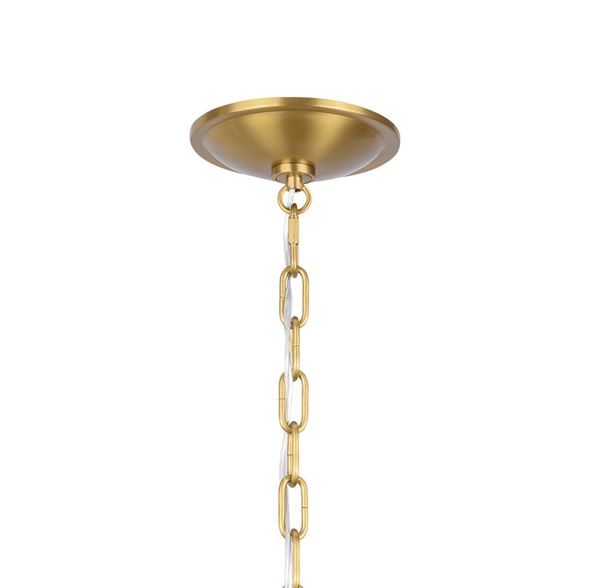 Amir Large Chandelier 36", Modern Brass