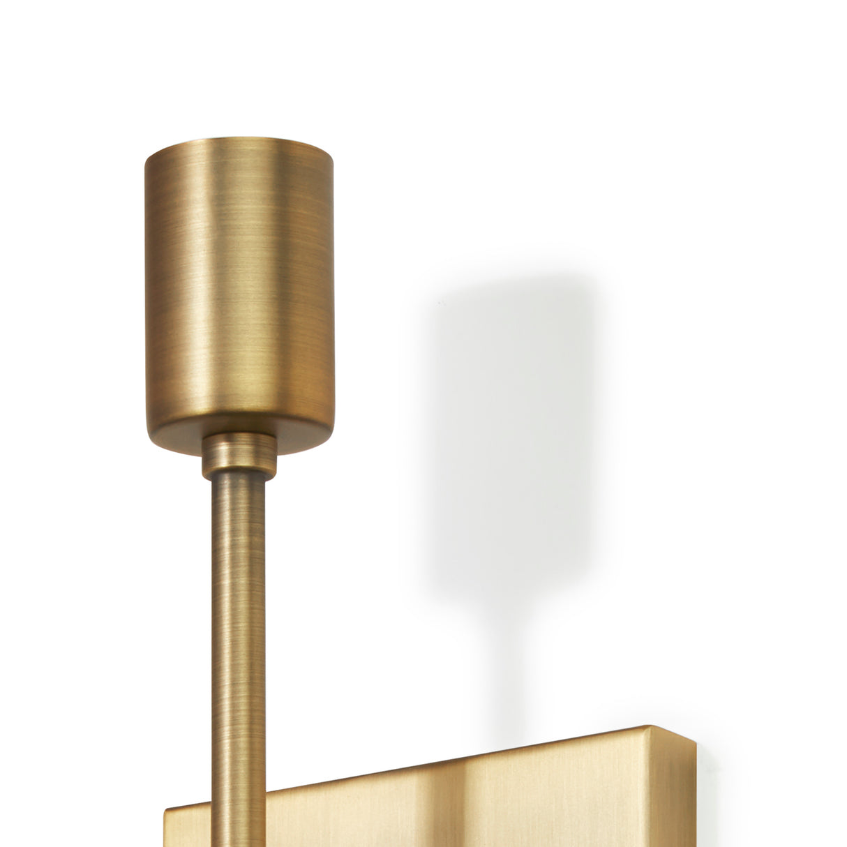 Prospect 2 Light Wall Sconce, Aged Brass