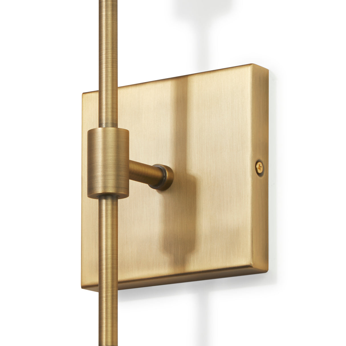 Prospect 2 Light Wall Sconce, Aged Brass