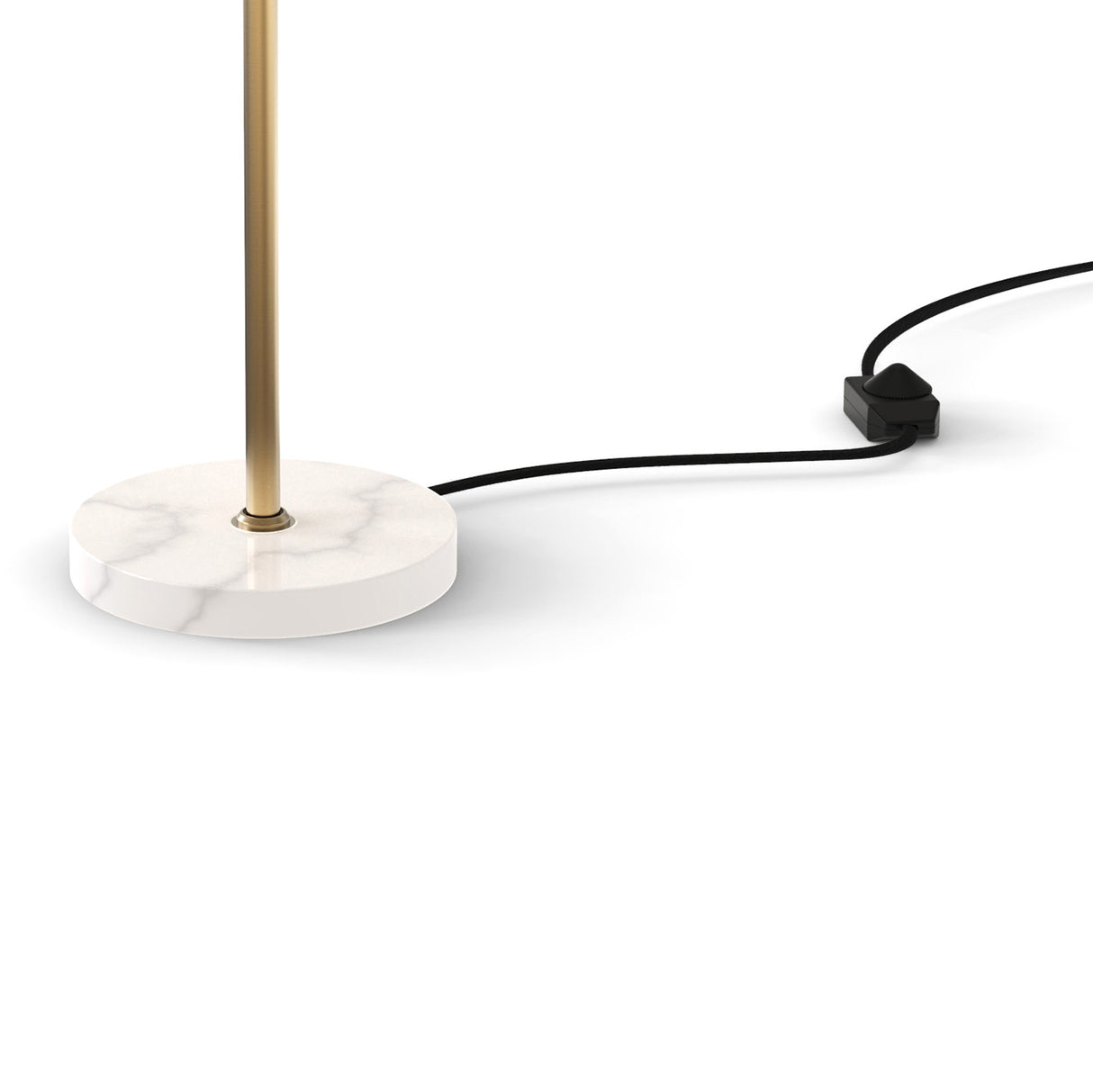 Castell 2 Globe Table Lamp, Aged Brass