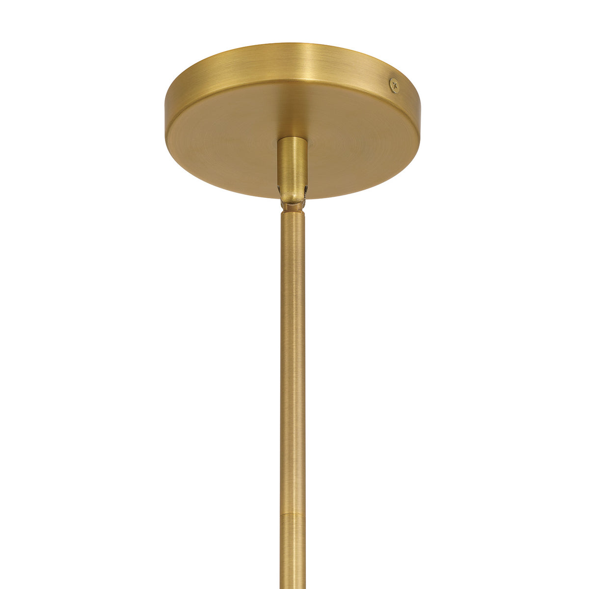 Castell 8" Globe Pendant, Aged Brass
