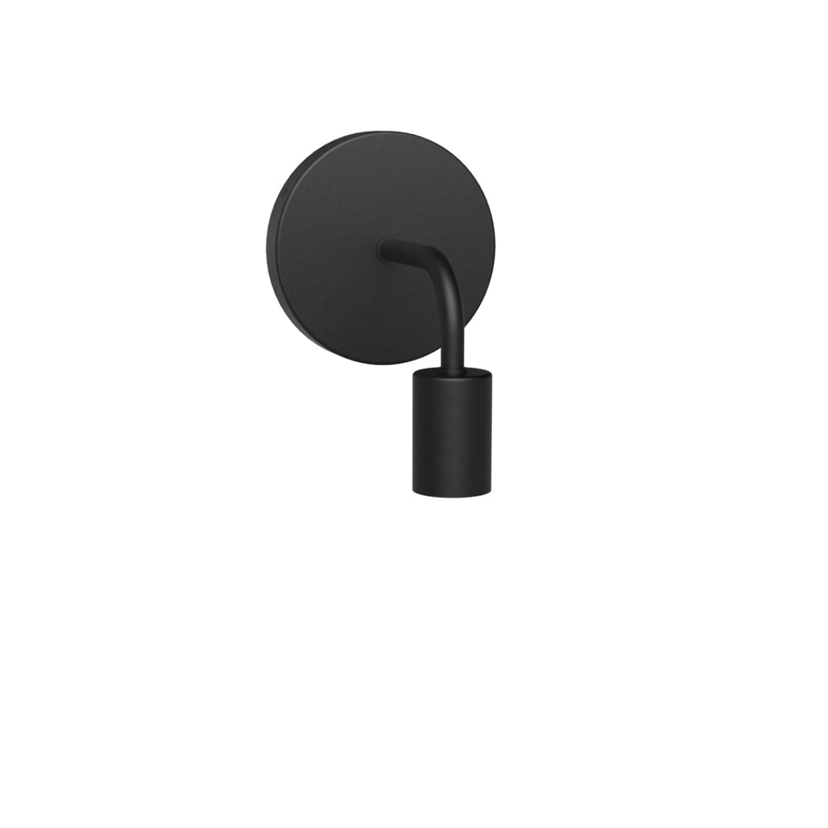 Prospect Curved Wall Sconce 7", Matte Black