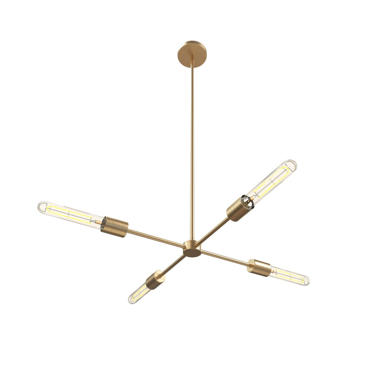 Prospect 4 Light Pendant 20", Aged Brass