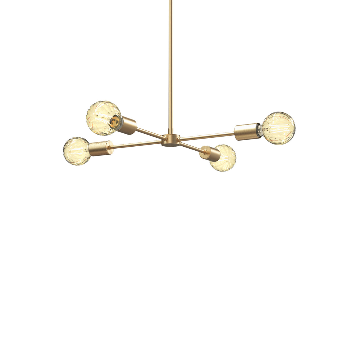 Prospect 4 Light Pendant 20", Aged Brass