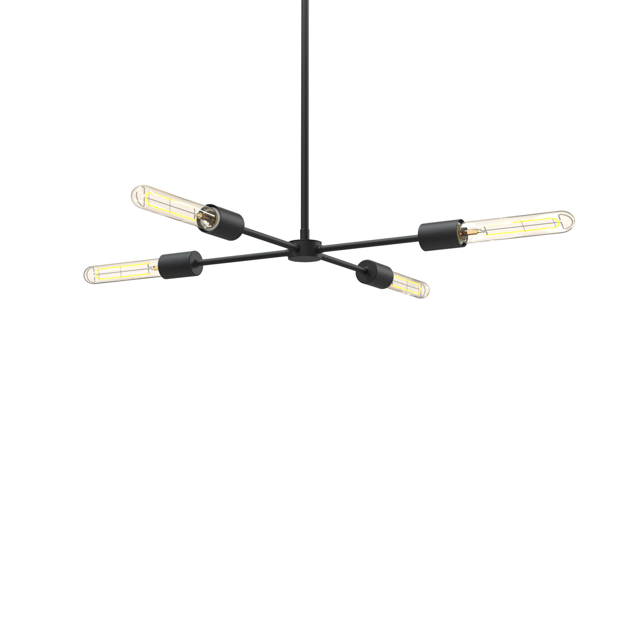 Prospect 4 Light Pendant 20", Matte Black
