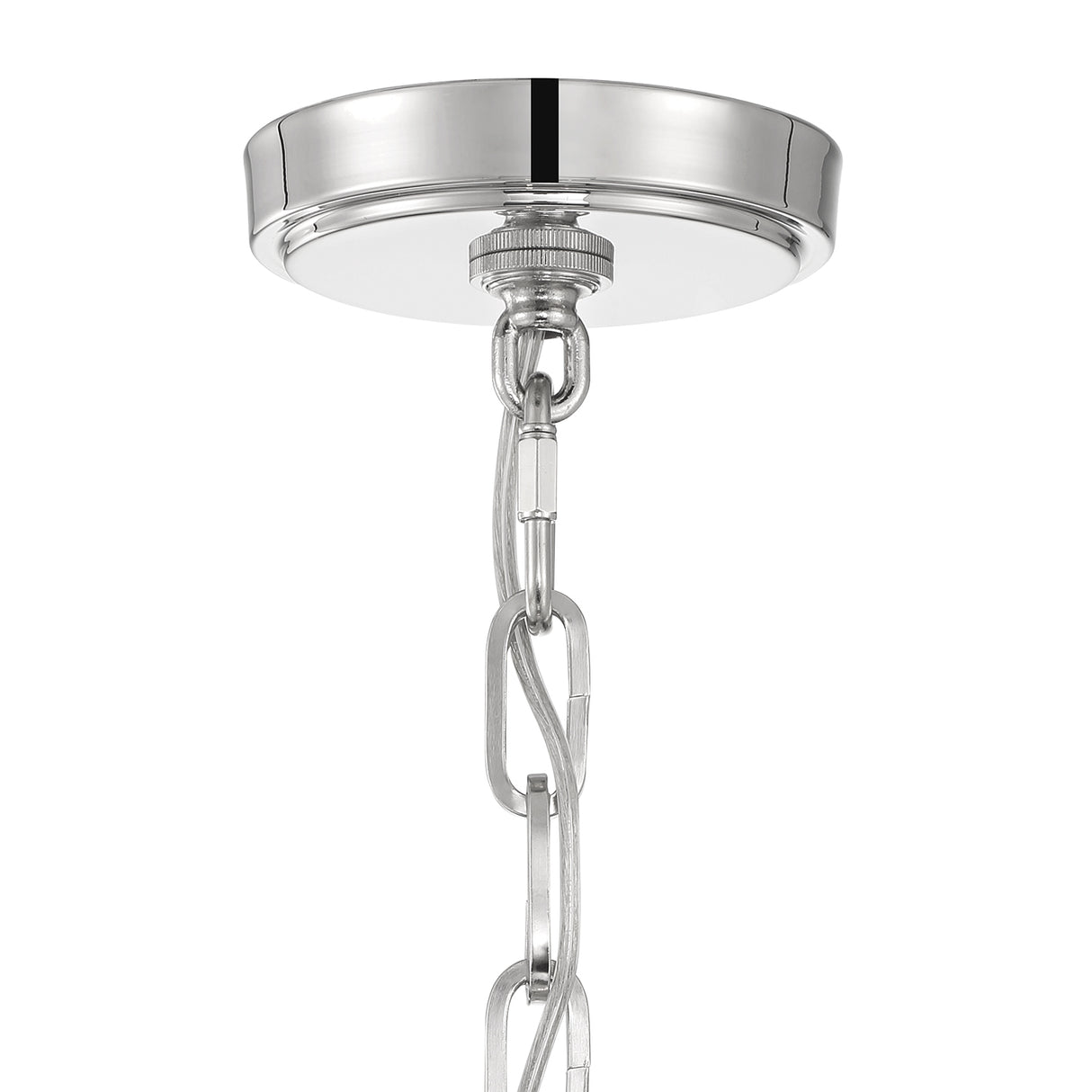 Anover Small Lantern Pendant 9.5", Polished Nickel