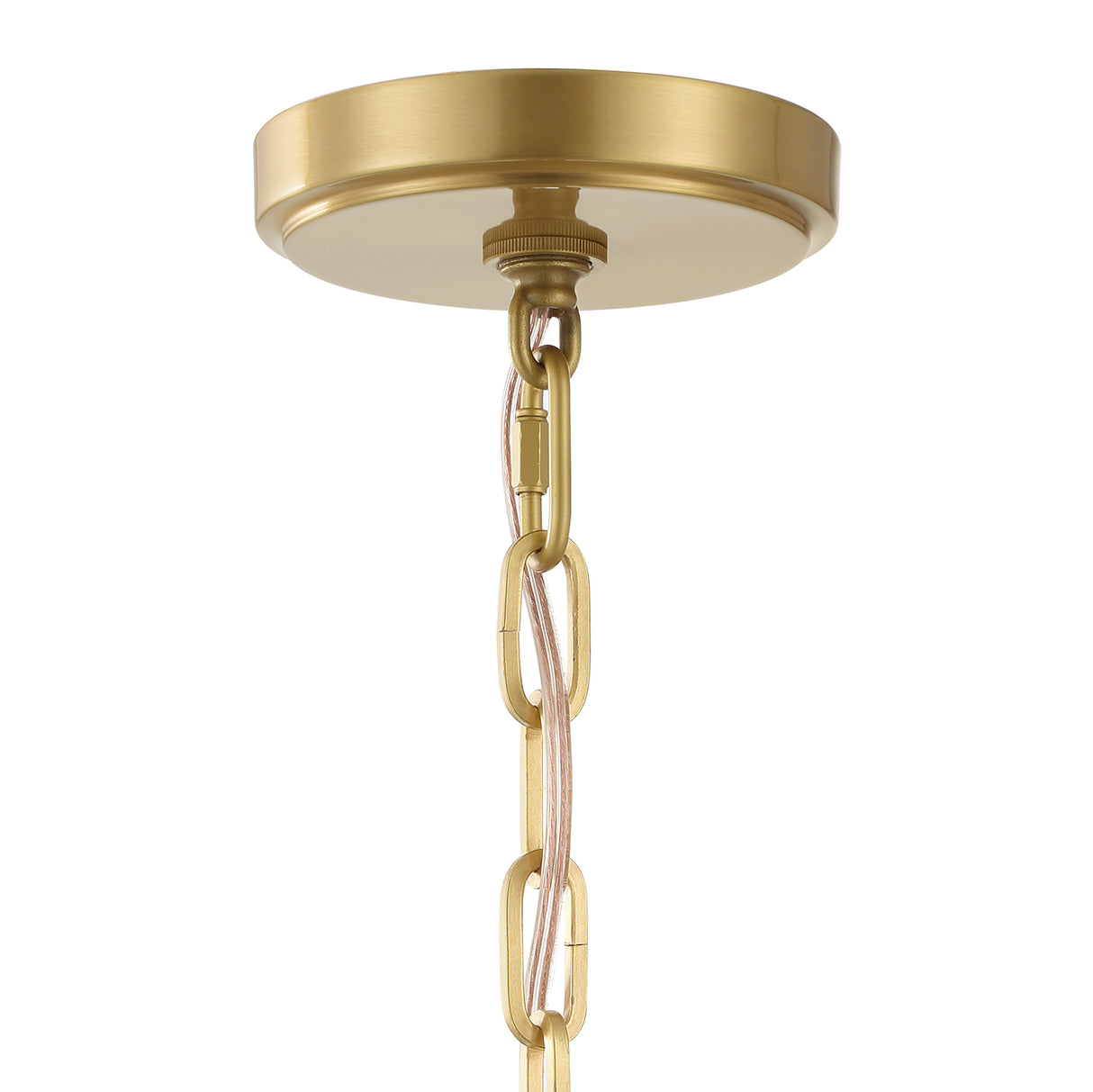 Anover Medium Lantern Pendant 13", Satin Brass