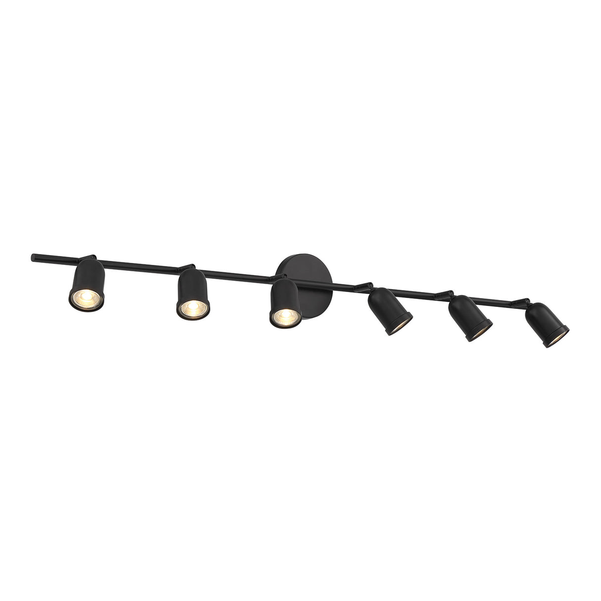 Bixby 44" 6-Light Fixed Track Light, Matte Black