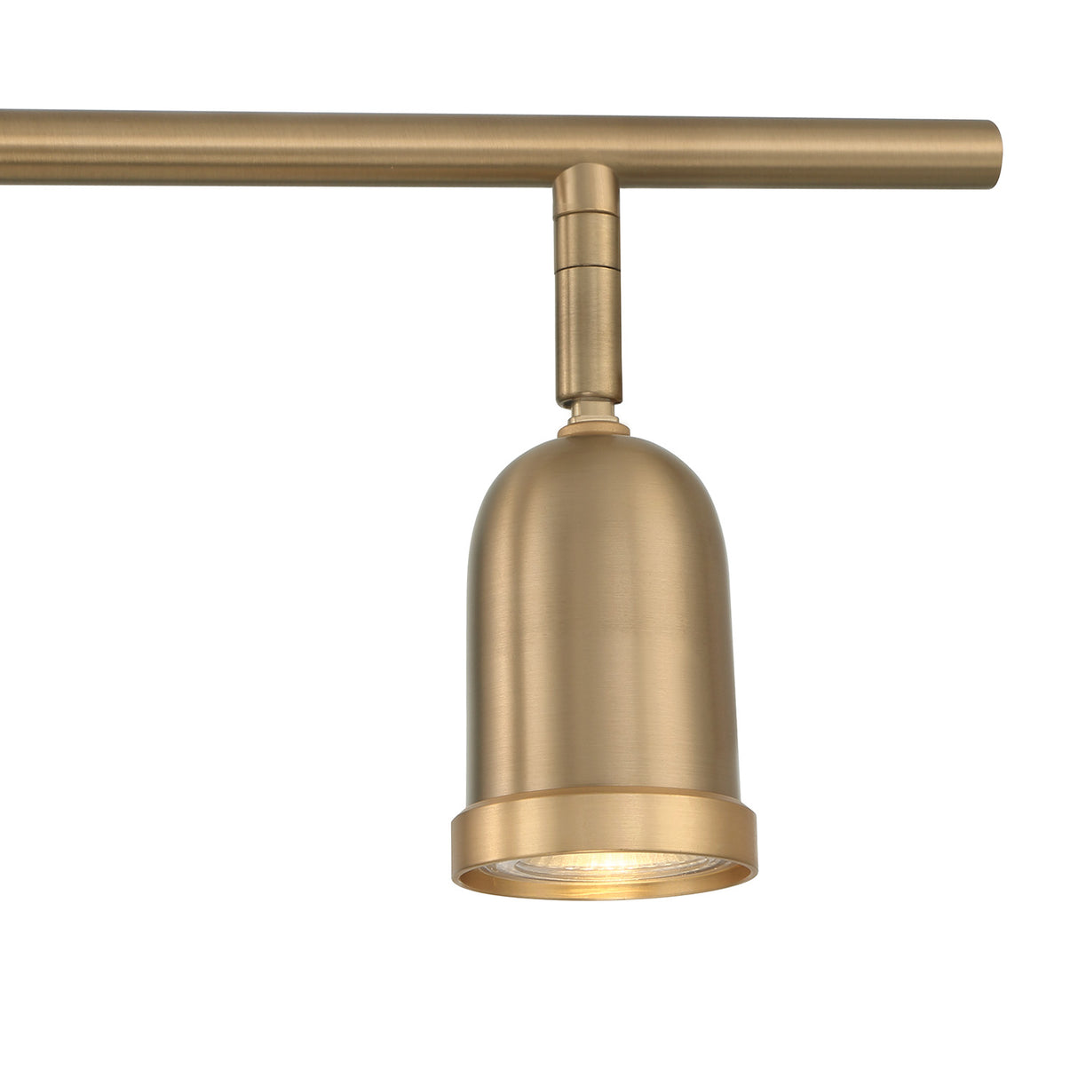 Bixby 32" 4-Light Fixed Track Light, Brushed Brass