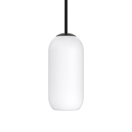 Open Box Liv 11" Opal Capsule Pendant, Matte Black