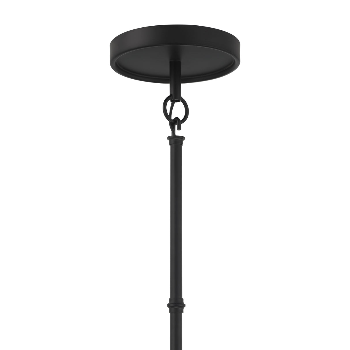 Luca Large 18" Conical Pendant, Matte Black