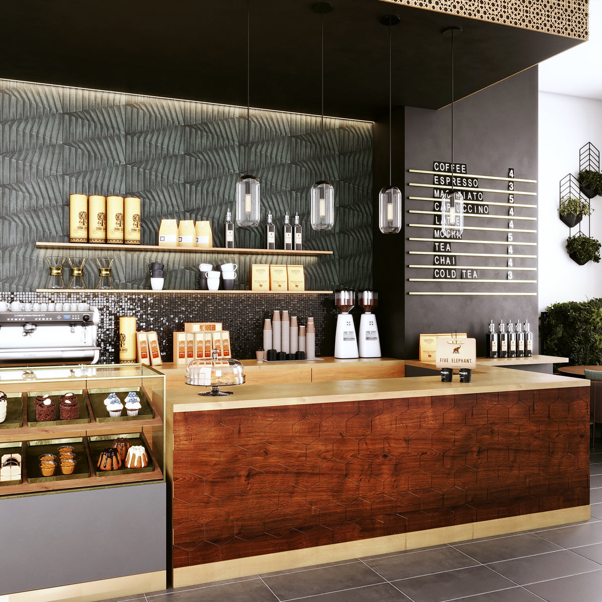 Liv 11" Clear Capsule Pendant, Matte Black