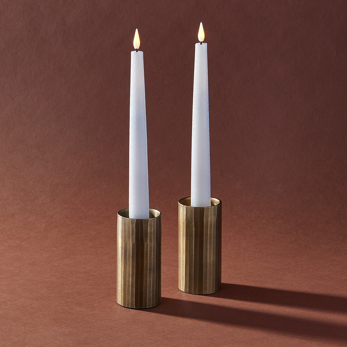 Allie Taper Candle Holders, Large, Set of 2