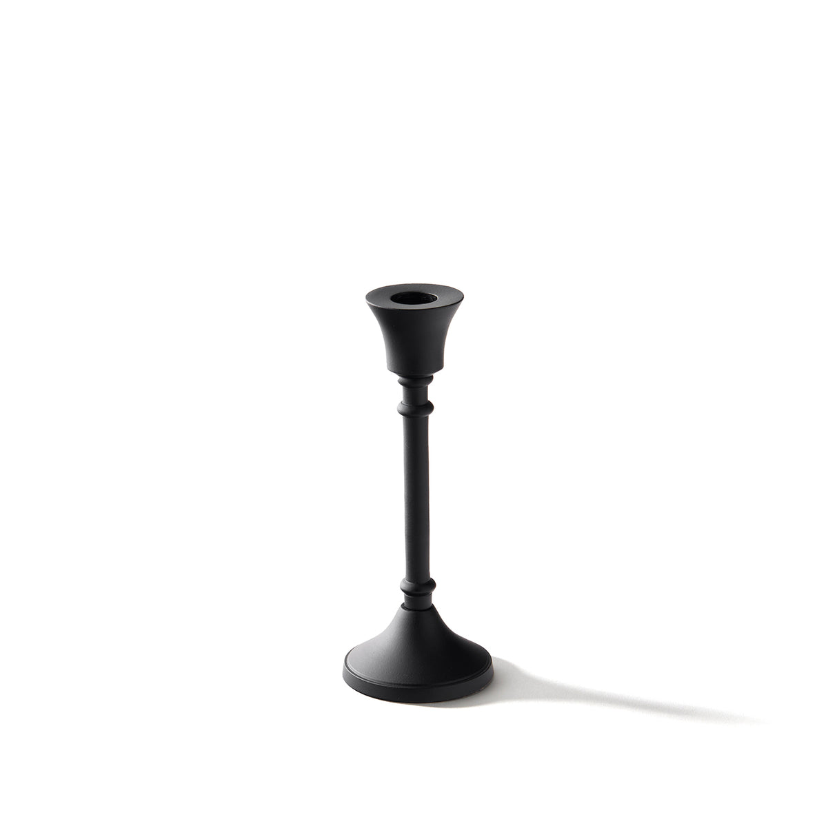 Finley Black Taper Candle Holder, Small
