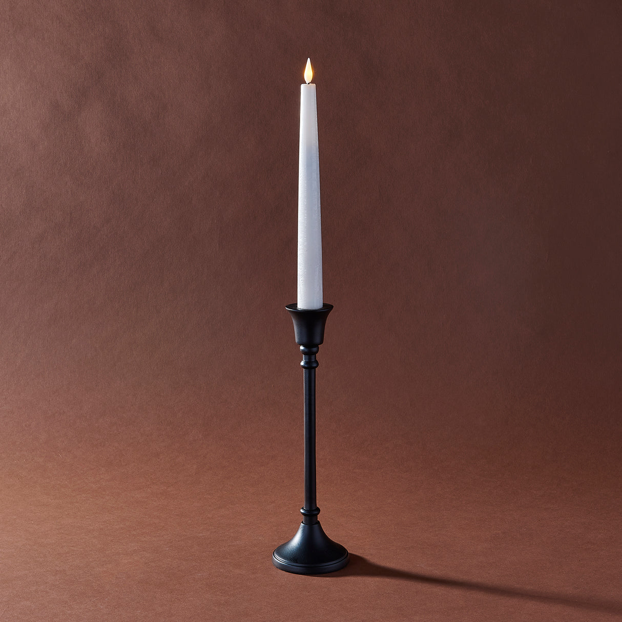 Finley Black Taper Candle Holder, Large