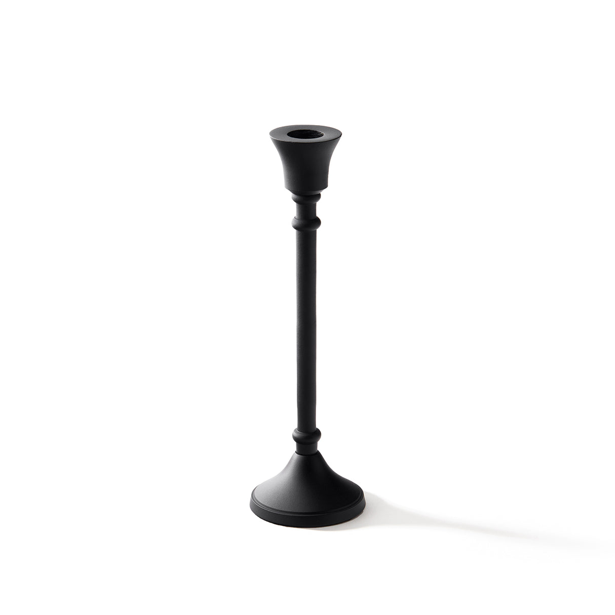 Finley Black Taper Candle Holder, Large