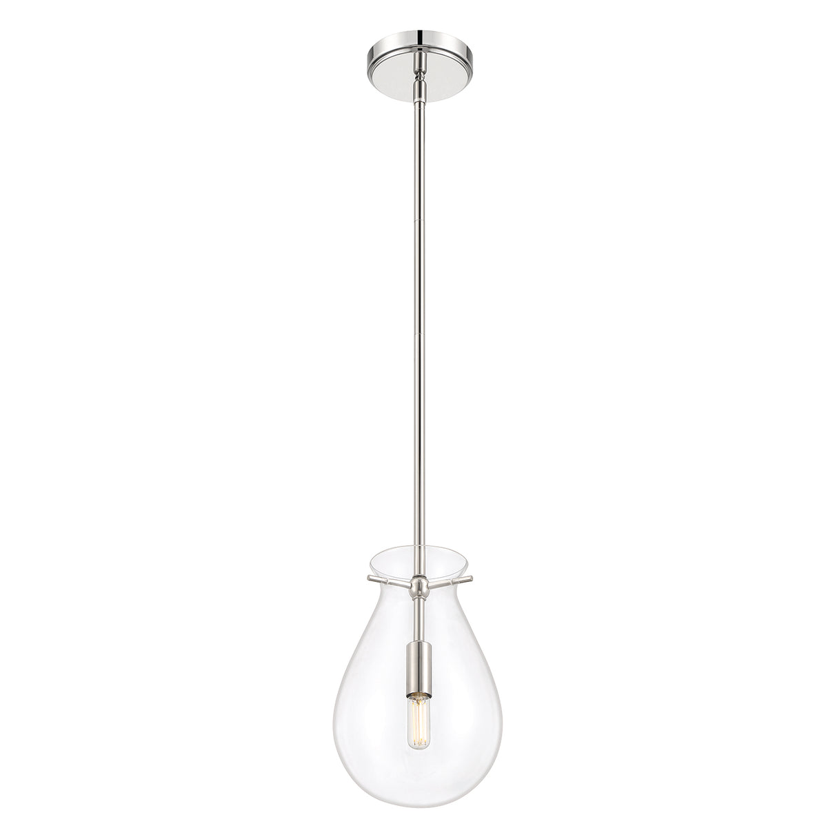 Emma Pendant Light 7", Polished Nickel