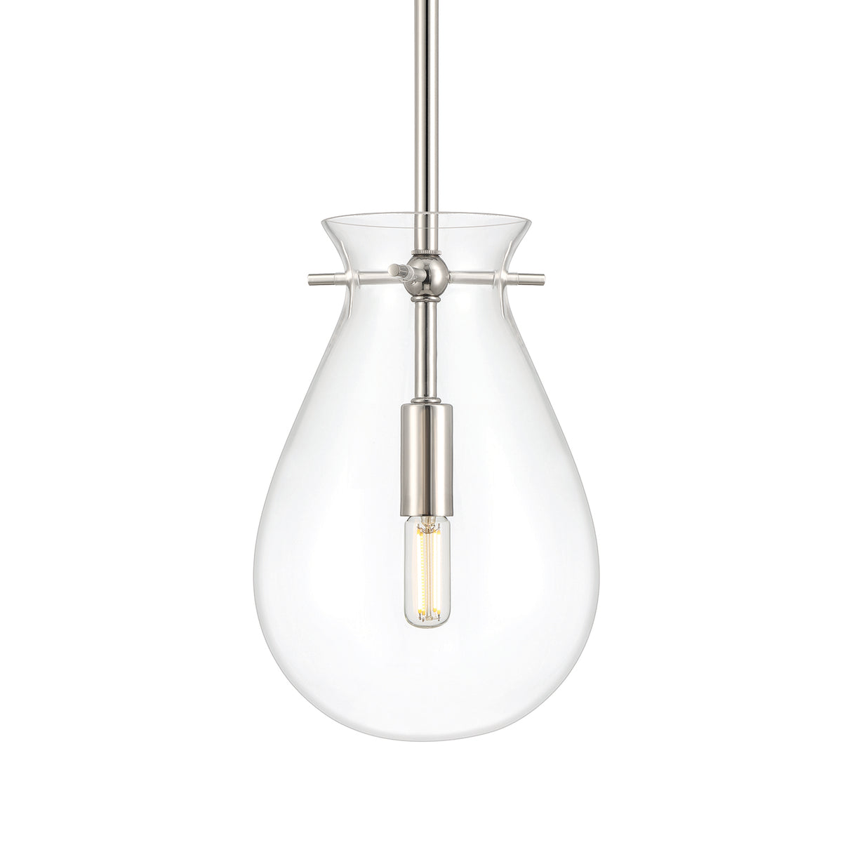Emma Pendant Light 7", Polished Nickel