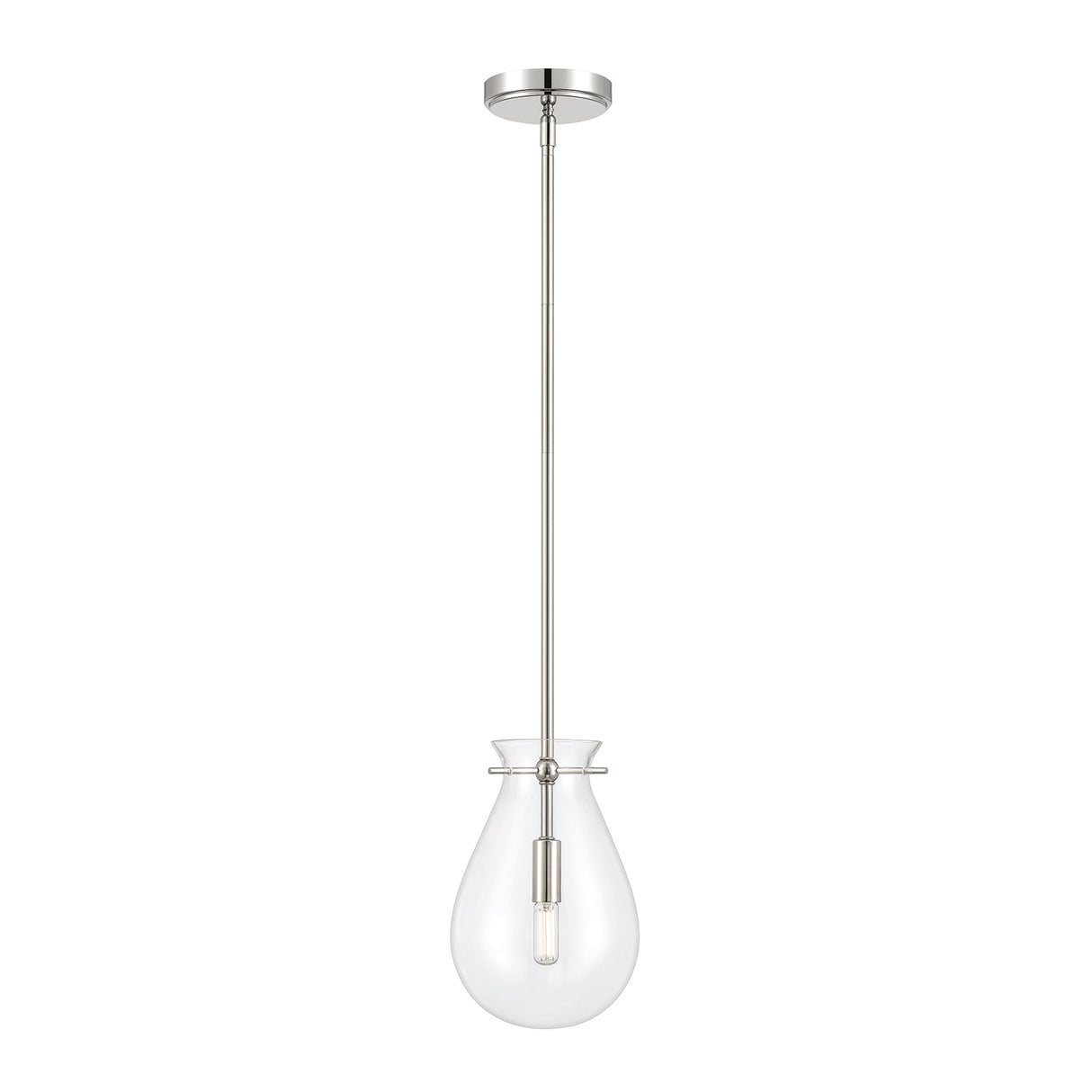 Emma Pendant Light 7", Polished Nickel