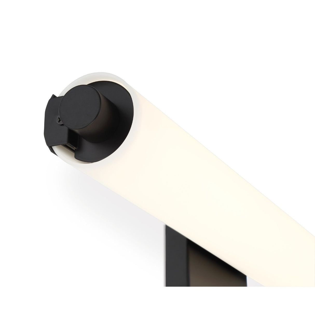 Open Box Ronan 24" Opal Glass LED Vanity Light, Matte Black