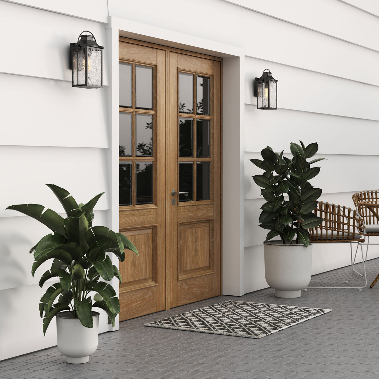 Preston Outdoor Wall Light, Small