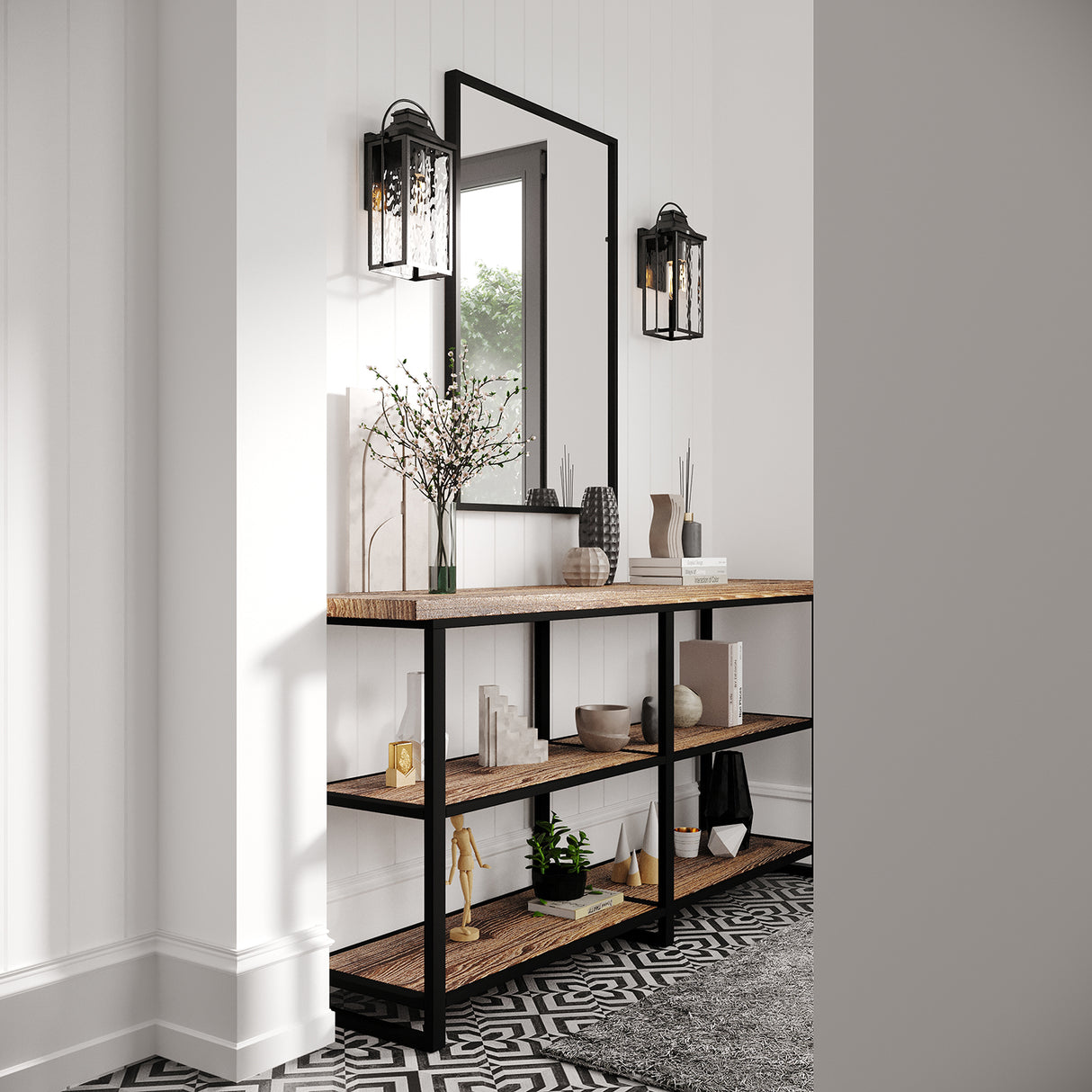 Preston Outdoor Wall Light, Small