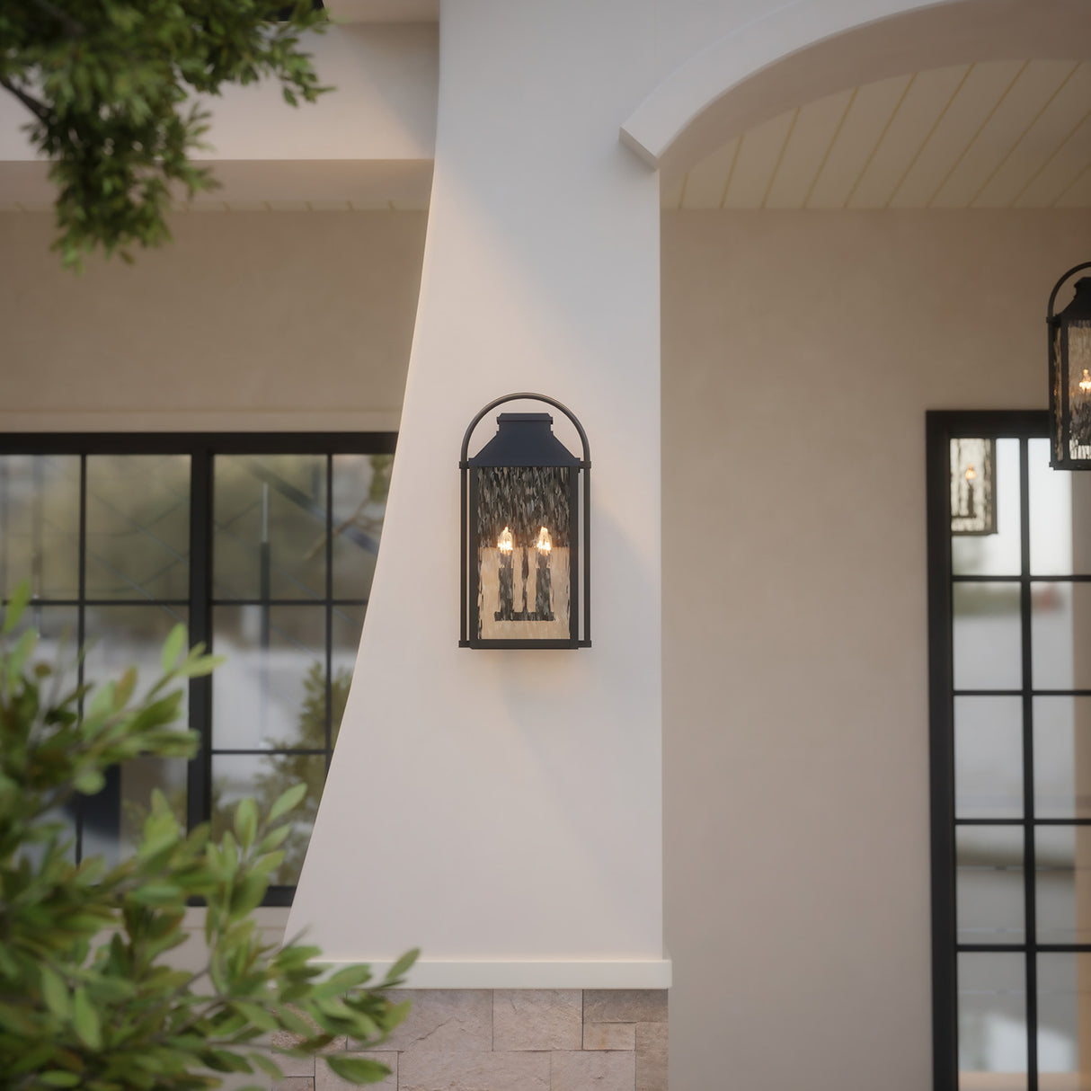 Preston Outdoor Wall Light, Medium