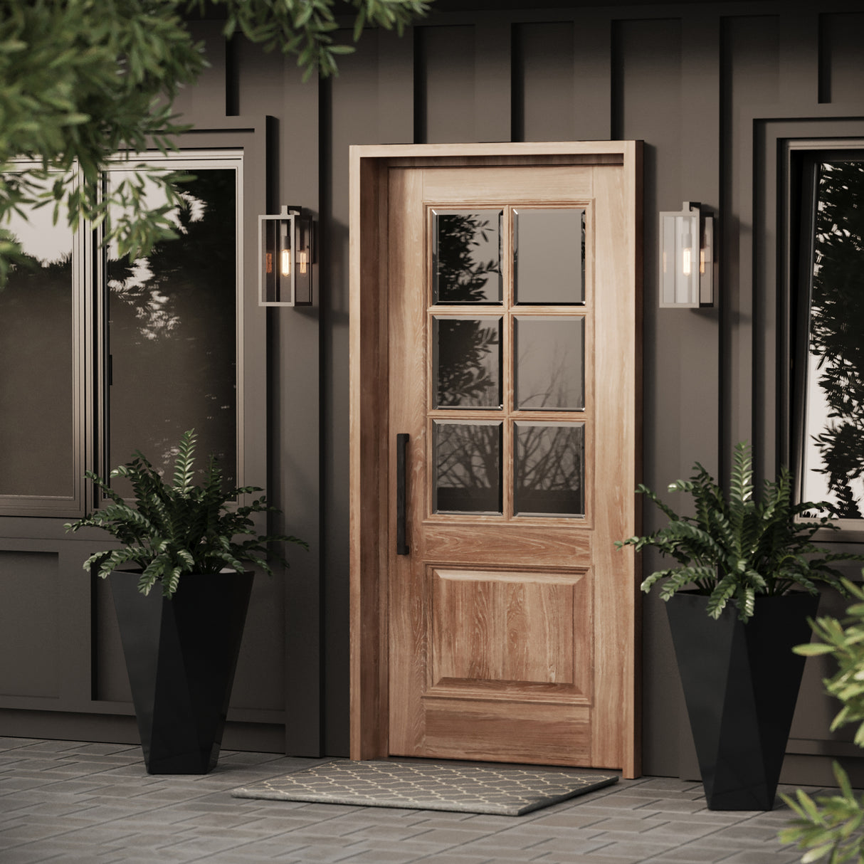 Open Box Sam Outdoor Wall Light, Small