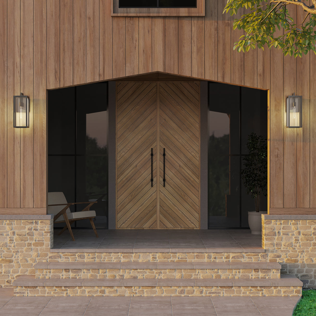 Sam Outdoor Wall Light, Large 24"