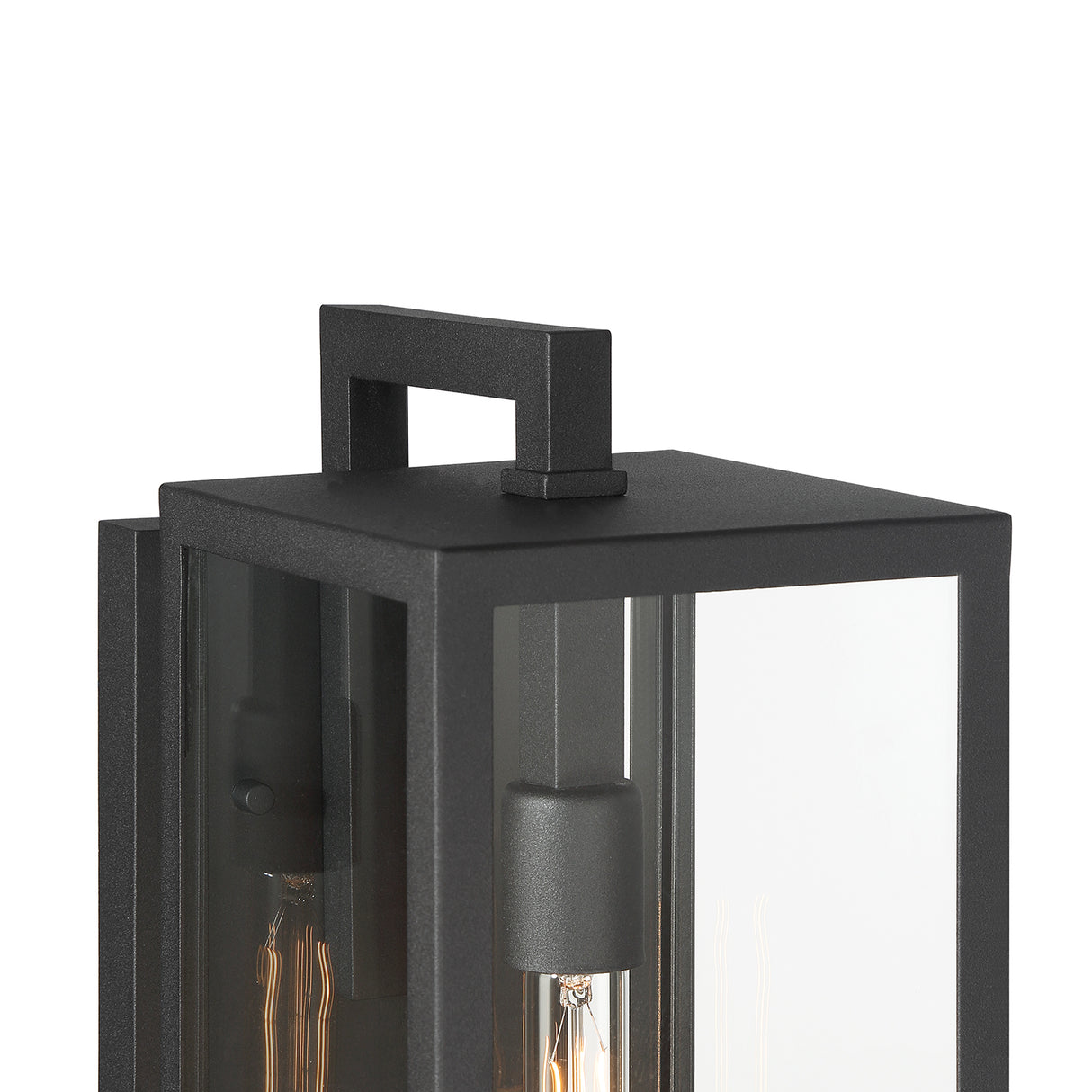 Sam Outdoor Wall Light, Large 24", Black