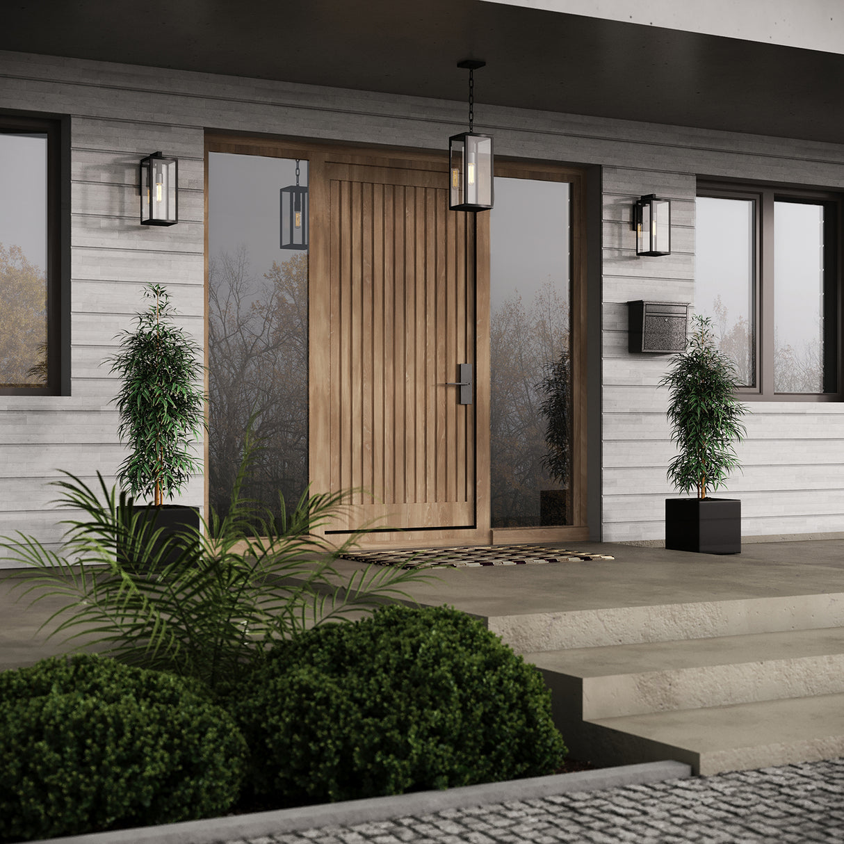 Open Box Sam Outdoor Wall Light, Small
