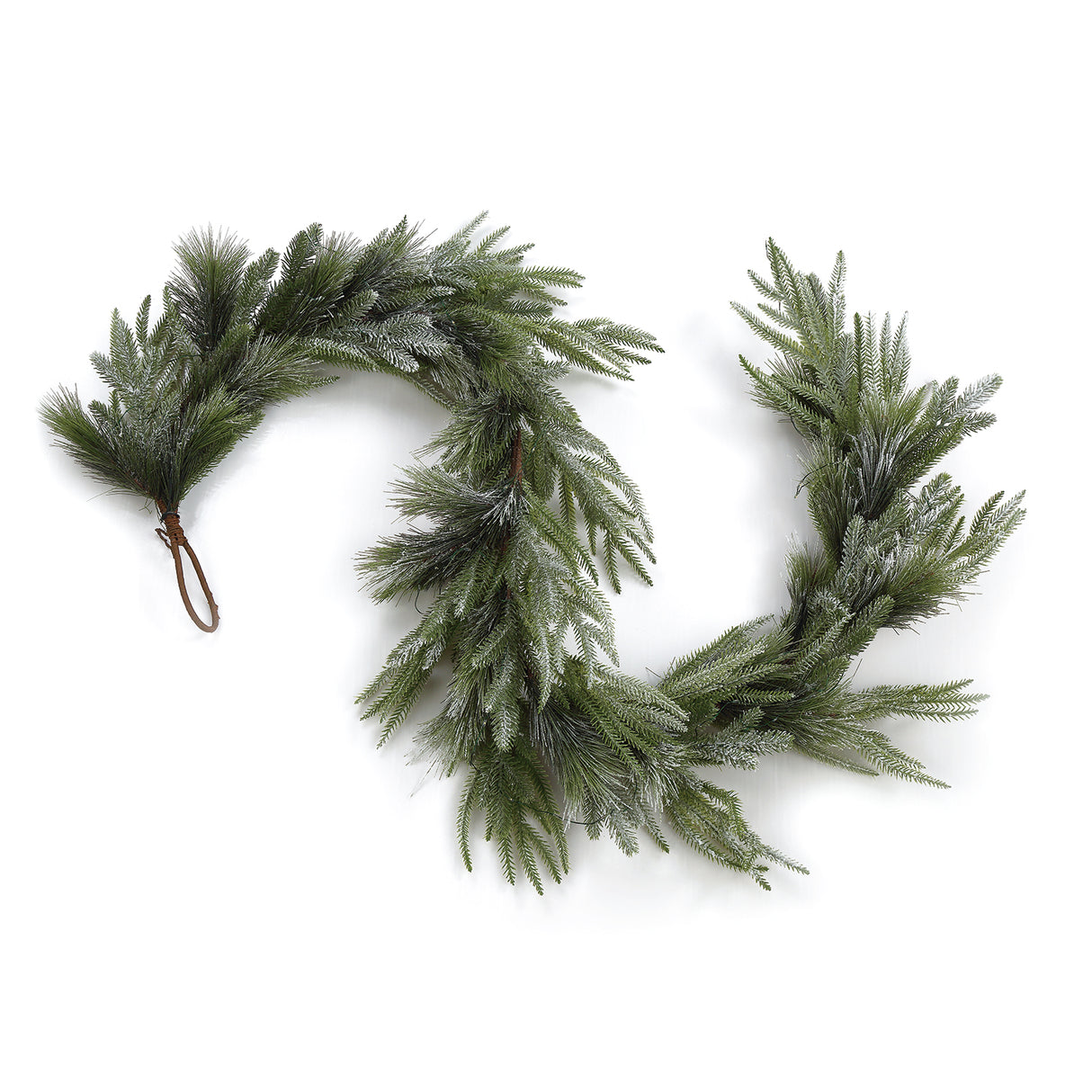 Cypress Winter Garland with 100 LEDs