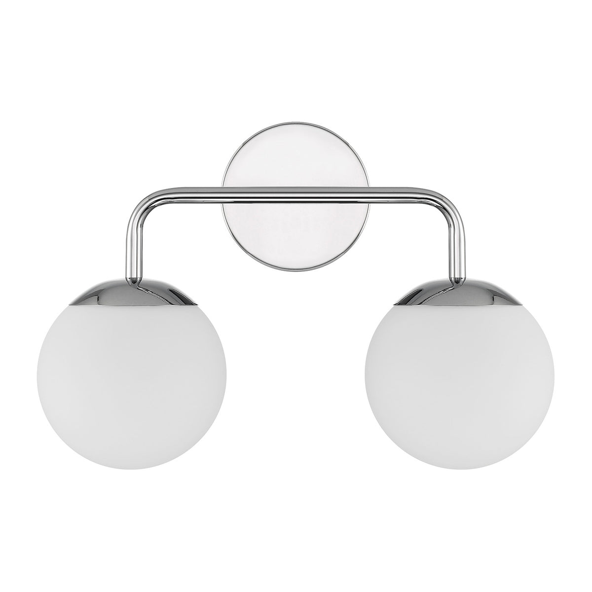 Castell 2 Globe Vanity Light, Chrome