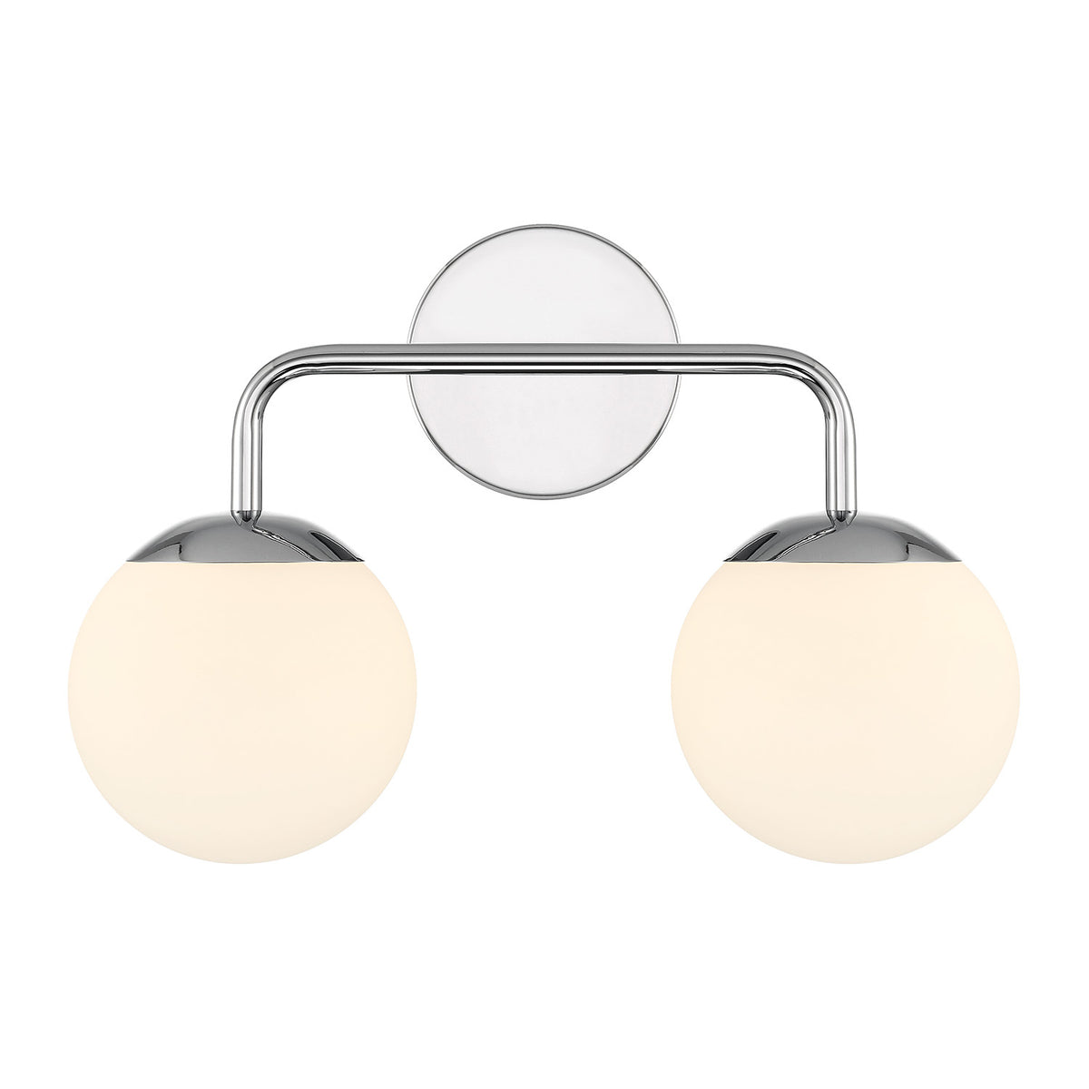 Castell 2 Globe Vanity Light, Chrome