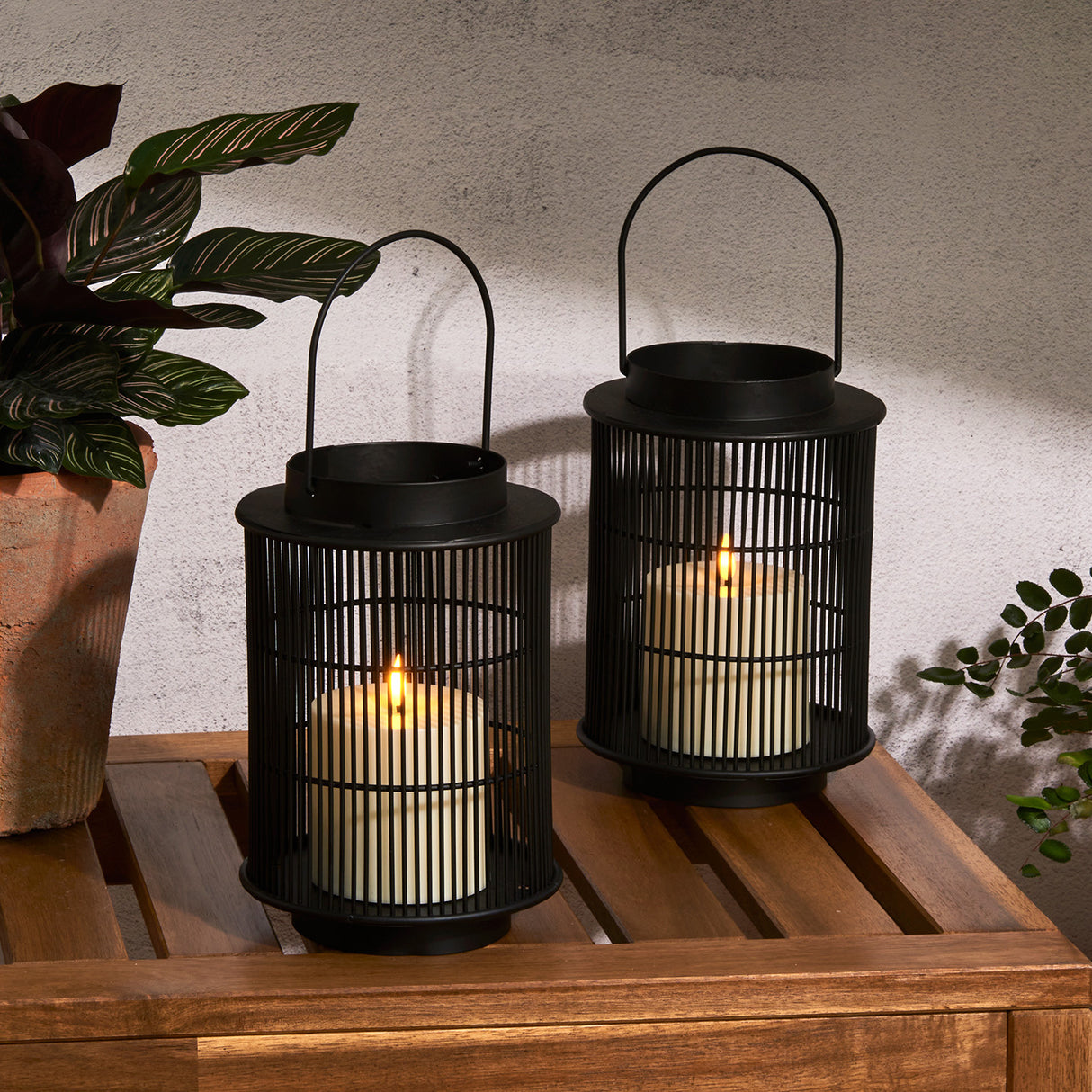 Mariposa Outdoor Lantern, Small, Set of 2