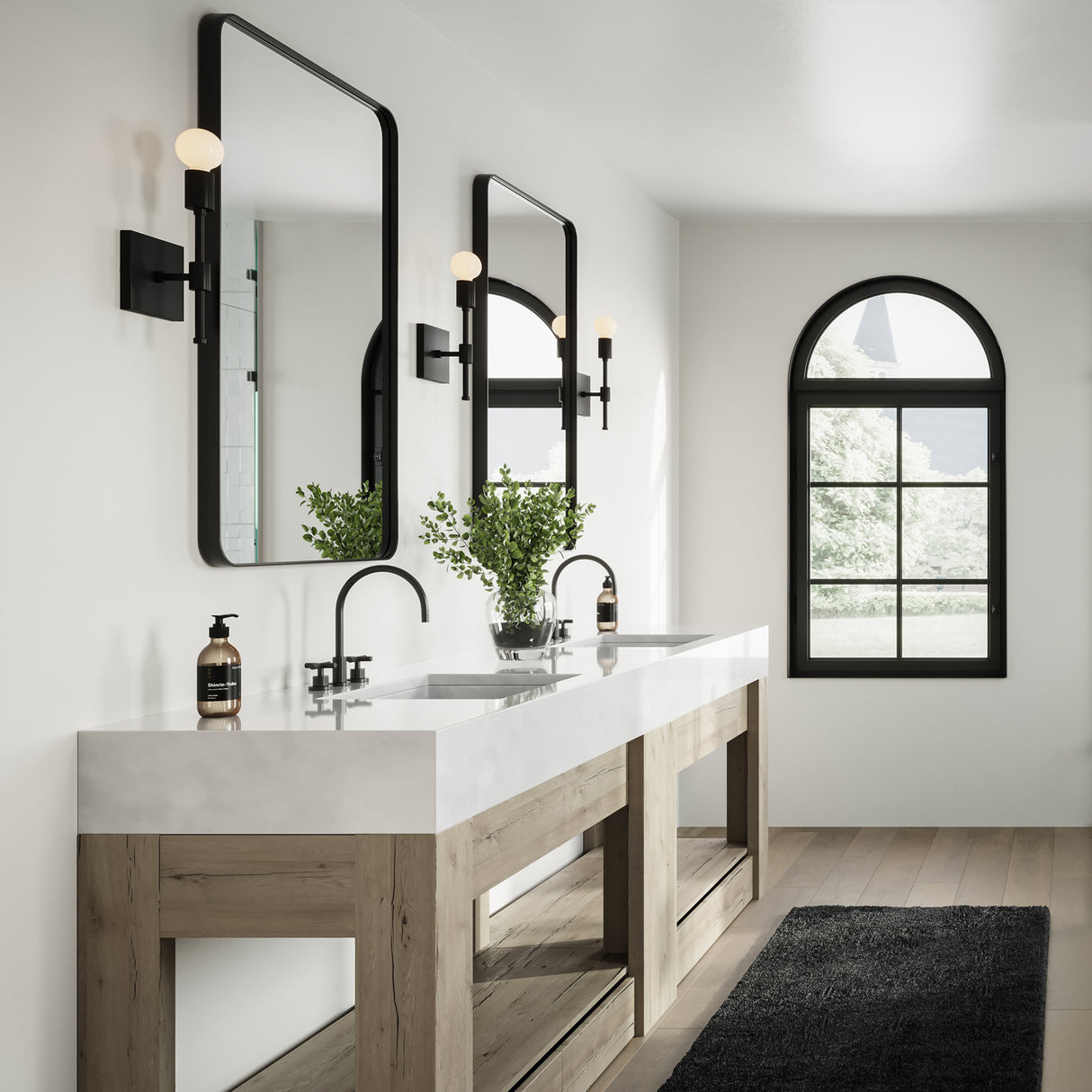 Prospect Wall Sconce, Matte Black