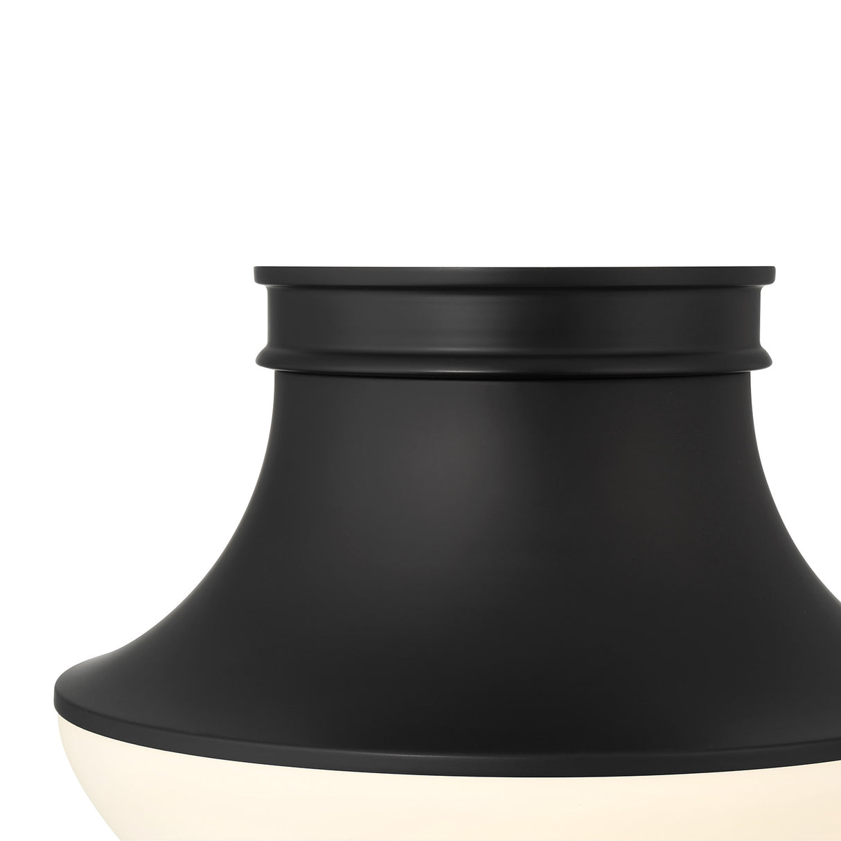 Jayden Flush Mount 14", Matte Black