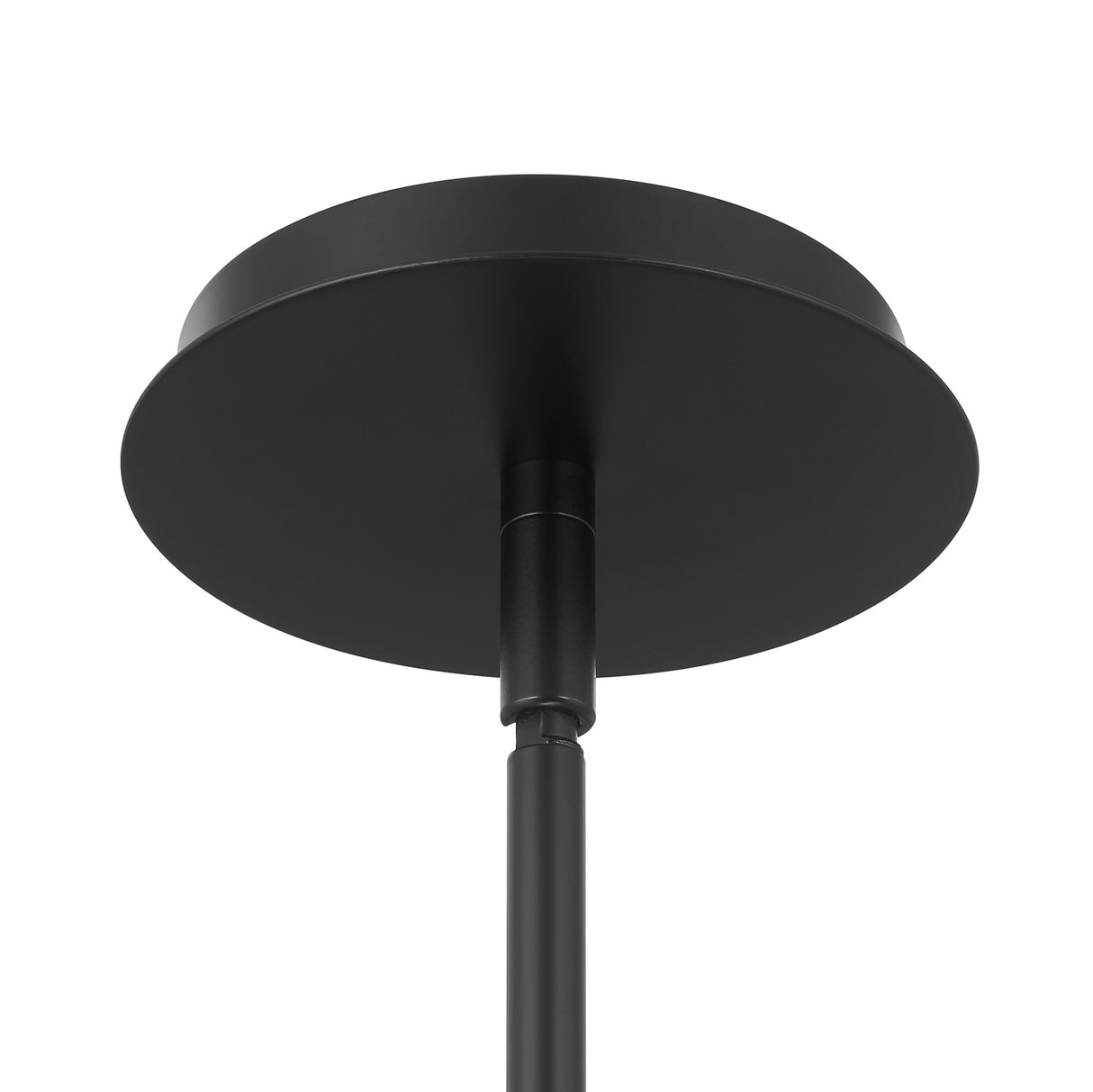 Open Box Mason 4 Light Chandelier, Matte Black