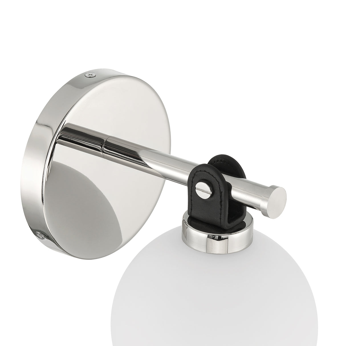 Bryce Vanity Wall Sconce, Polished Nickel