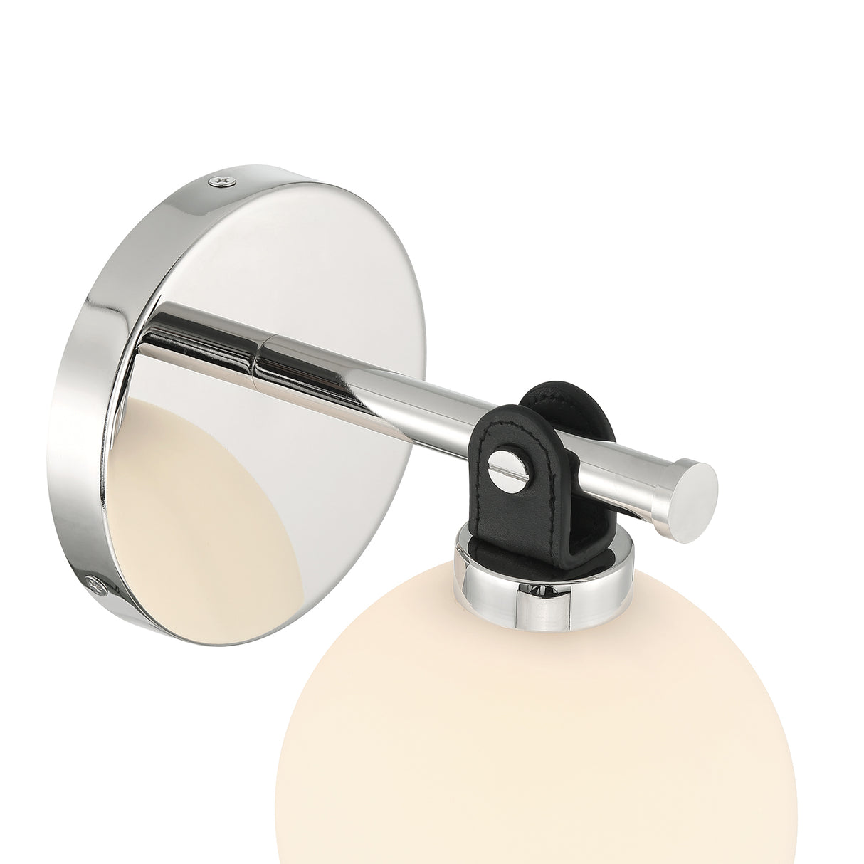 Bryce Vanity Wall Sconce, Polished Nickel