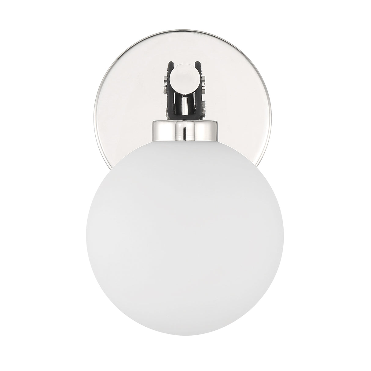 Bryce Vanity Wall Sconce, Polished Nickel