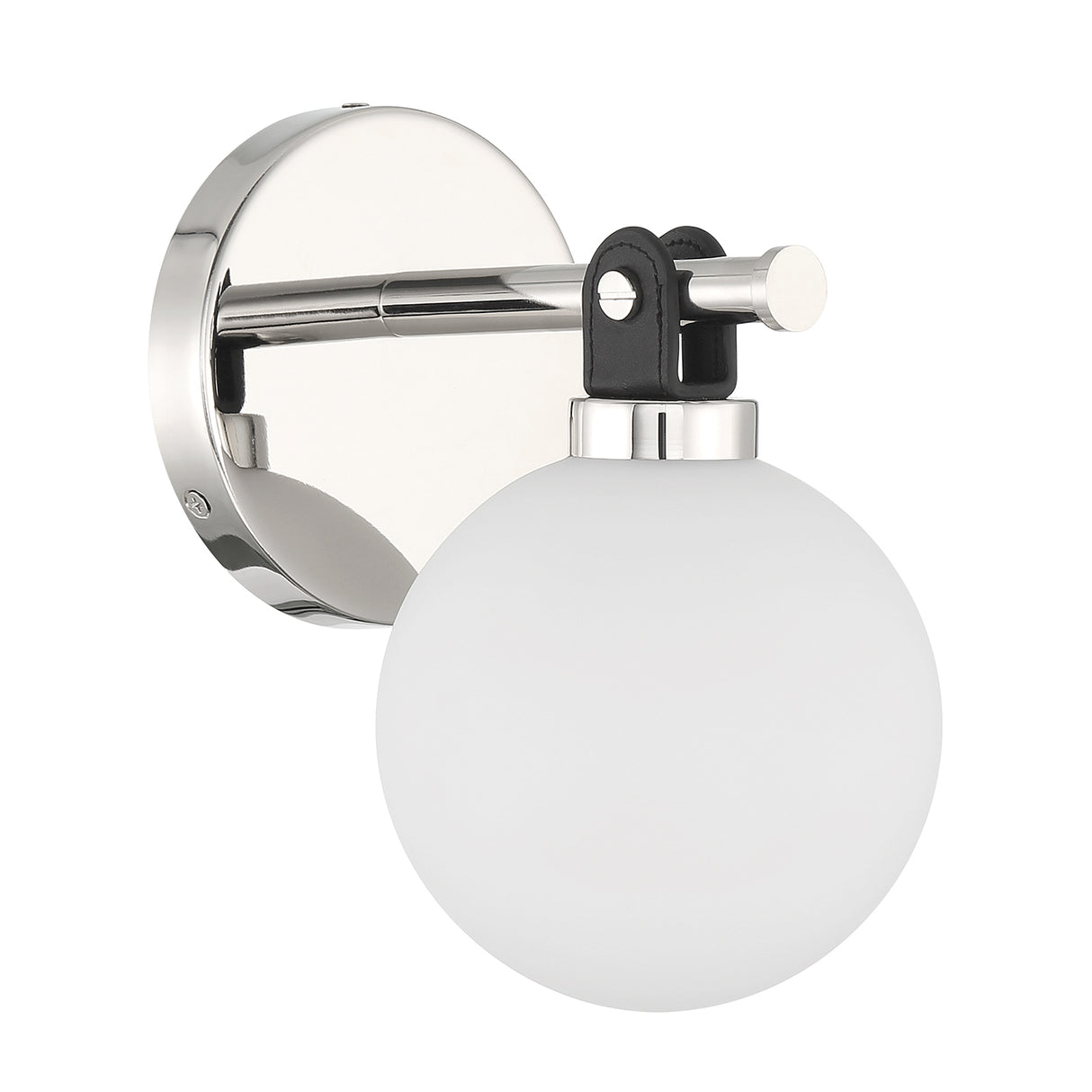 Bryce Vanity Wall Sconce, Polished Nickel