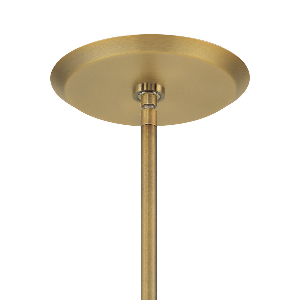 Nova 3 Light Pendant 30", Aged Brass