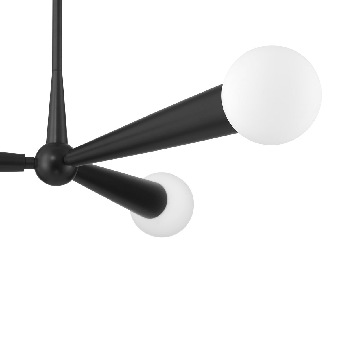 Nova 3 Light Pendant 30", Matte Black