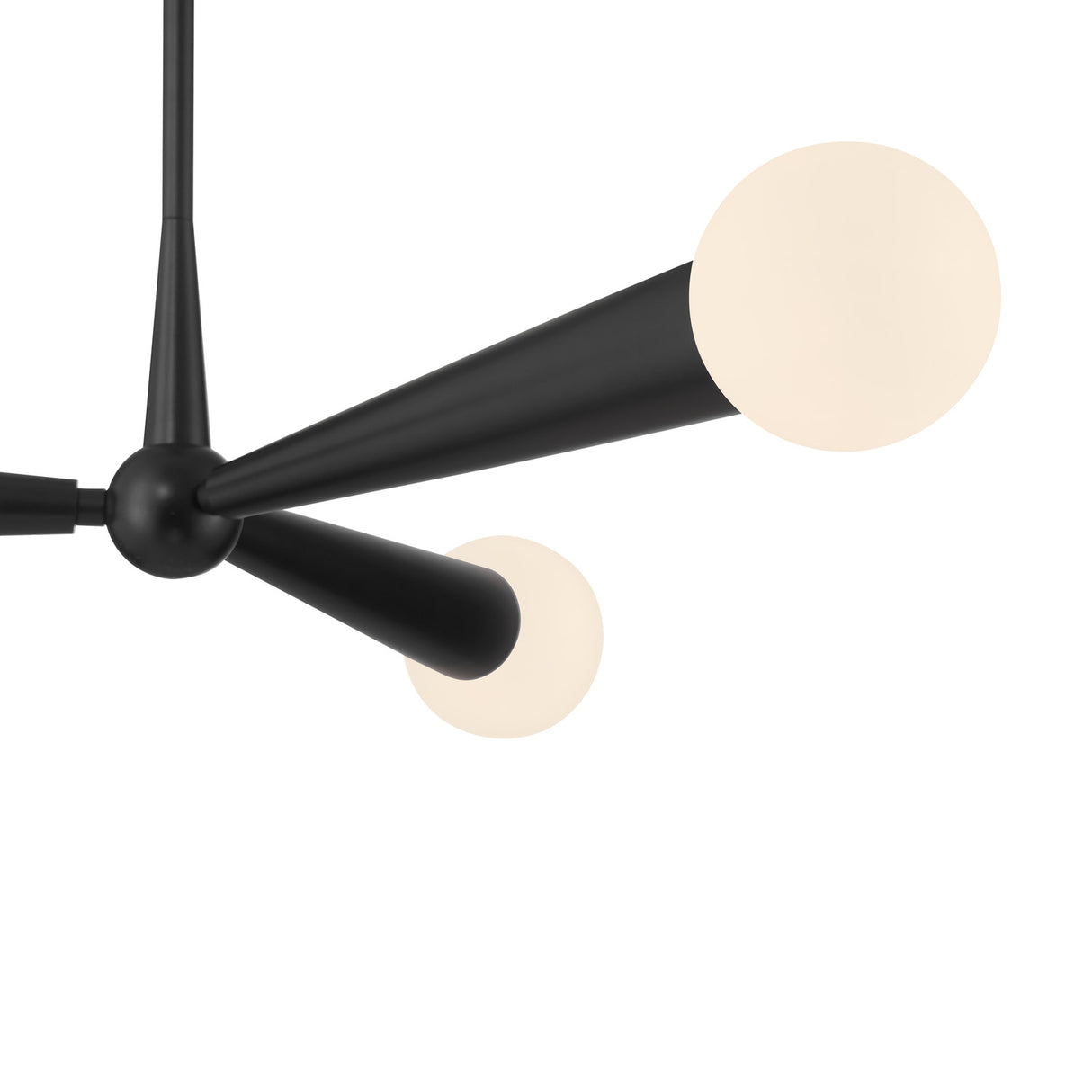Nova 3 Light Pendant 30", Matte Black