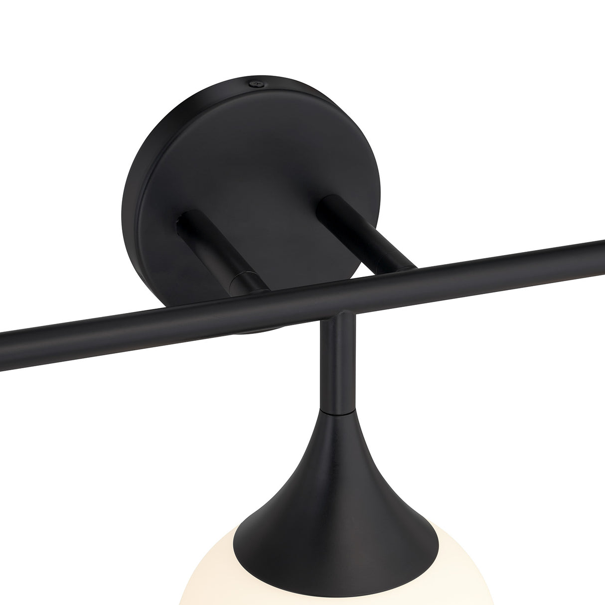 Talia 3 Light Vanity, Matte Black