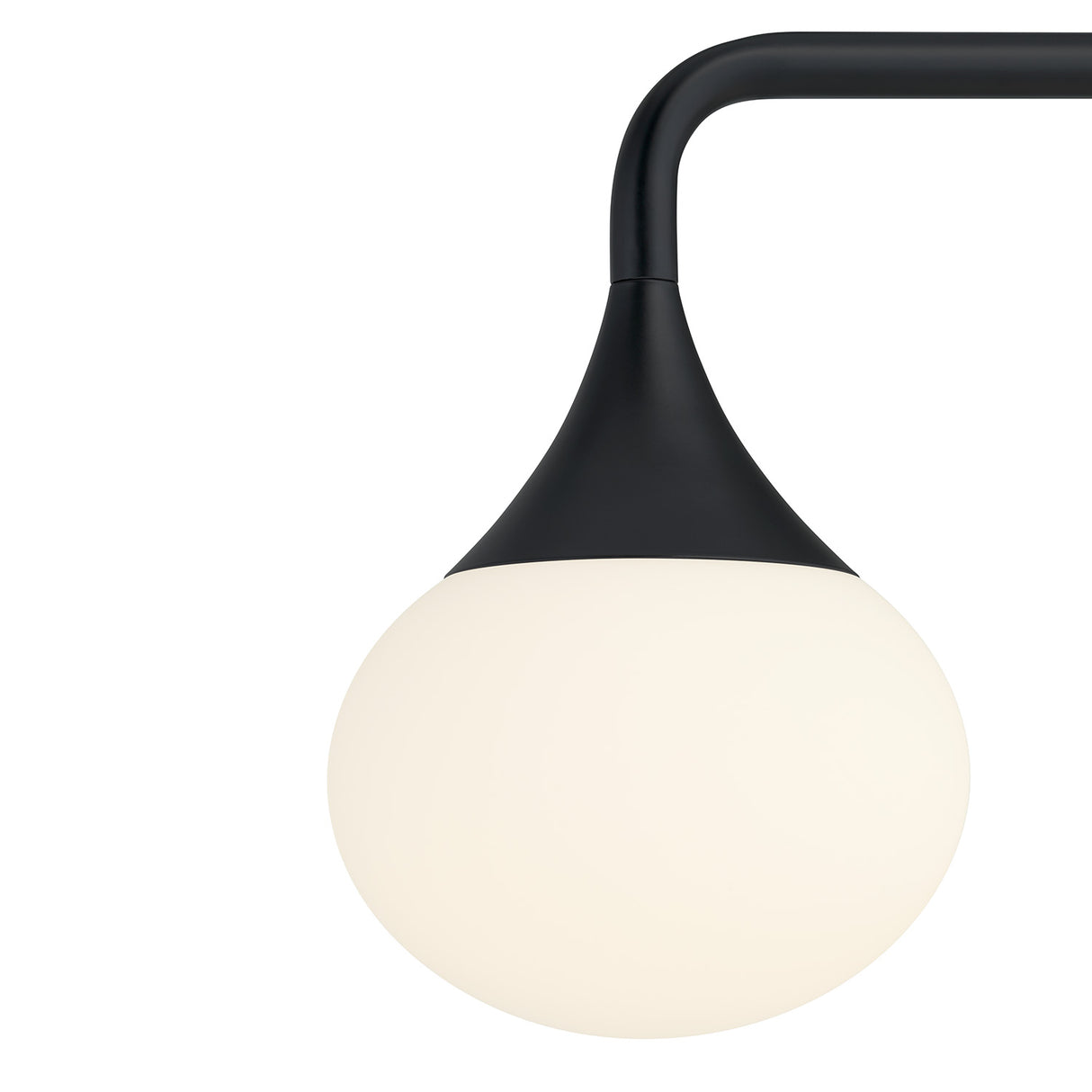 Talia 3 Light Vanity, Matte Black