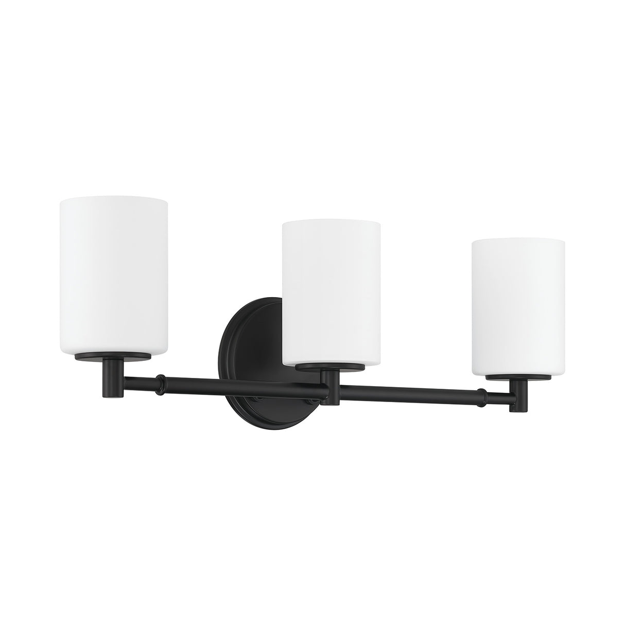 Becca 3 Light Vanity, Matte Black