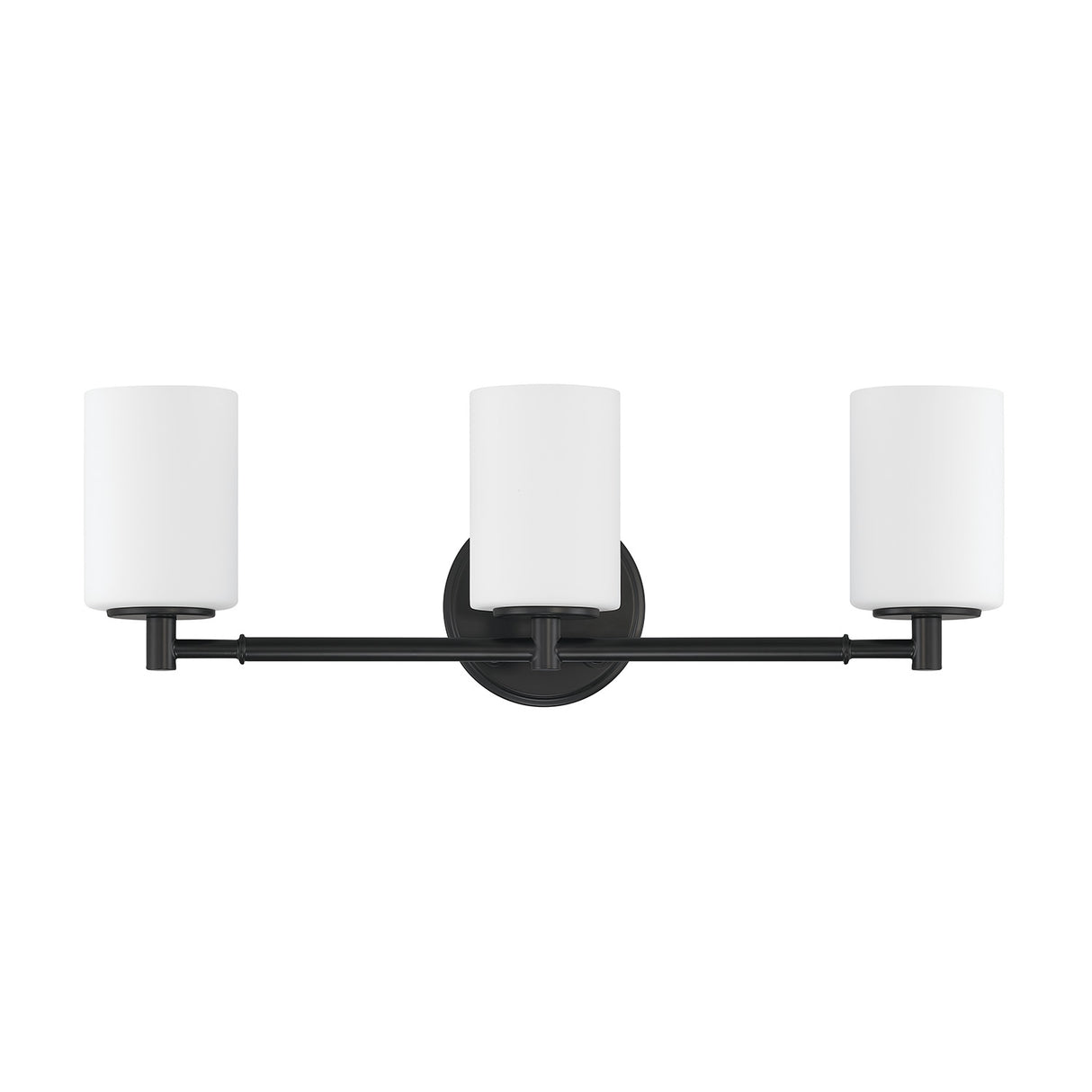 Becca 3 Light Vanity, Matte Black